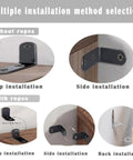 Anti Tip Furniture Anchor Kit For Baby Proofing Dresser And Bookcase, Easy Wall Mount With Two Installation Methods, Safety Straps