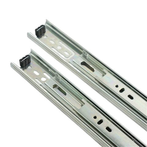 Telescopic Cabinet Drawer Slides 42mm Full Extension Soft Closing Concealed Ball Bearing Slides 1 Pack 45mm Wide