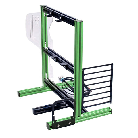 Open Frame Computer Case For ITX MATX ATX Builds Aluminum Open Air PC Test Bench With Vertical Motherboard Mount DIY Kit In Green And Black
