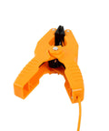 K Type Thermocouple Temperature Clamp Sensor For HVAC Systems, high accuracy clamp probe, orange plastic, 1.8 in jaw, 8 ft cable
