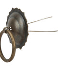 Antique Brass Cabinet Knob With U Shaped Needle Mounting Kit For Doors Drawers And Wardrobes With Old School Vibe Vintage Retro