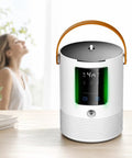 3 In 1 Hydrogen Inhalation And Water Generator With Ultra Pure Hydrogen 99.996 Percent on tabletop, display showing 4-hour mode