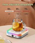 Skip The Stale Cup Stress Hooking Up This Usb Coffee Mug Warmer For Three Speed Temp Control and a Super Chill Night Light with herbal tea.
