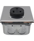 Heavy Duty Nema 6 50R Power Outlet For Welders And Home Workshops Featuring No Fuss Surface Flush Mounting Quick Install 50 Amp Electrical Socket Tough As Nails Galvanized Steel