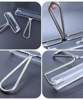 Heavy Duty Stainless Steel Paint Roller Set Two Piece Smooth Glide Action For Fast Canvas Coverage And Killer Oil Acrylic Finishes Game Changing Printmaking Essential close-up of durable frame and twin drum design.
