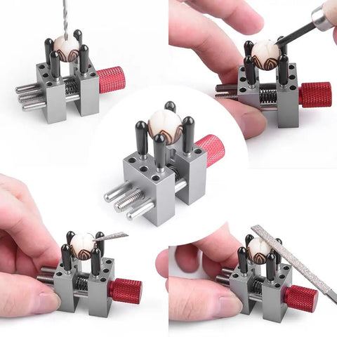 High Precision Mini Vise With Adjustable Jaws Up To 1.18 Inches For Models Hobbies Crafts Jewelry Watches And Small Electronics Tiny But Mighty Clamp For Delicate Parts on small bead