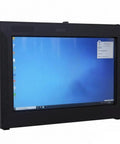 Top Shelf 27 Inch 2000 Nits Outdoor Wall Mount Digital Signage Led Display crisp HD panel showing blue desktop screen