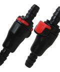 Upgraded Two Pack Hydration System Quick Disconnect for quarter inch drink tube with auto shut-off leak free connection