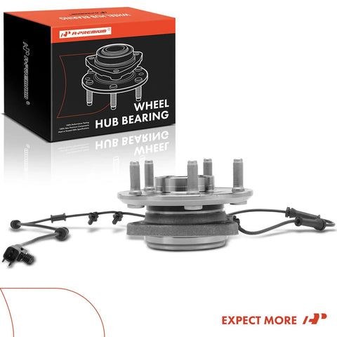 Front Wheel Bearing And Hub Assembly With ABS For Jeep Wrangler JK 2011 To 2017 And 2018 5 Lug RWD Direct Fit Replacement