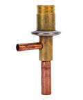 Efficient Refrigeration Energy Regulator Valve with Hassle Free Pneumatic Integration, brass inlet ODF, close-up