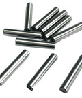 Quarter Inch By One And One Quarter Inch Dowel Pins 10 Pack, Metal Shelf Pegs For Shelves And Supports, Precision Ground Alloy Steel Wood Bed Pegs For Bunk Beds, Heavy Duty Sturdy Durable Dowel Pin Set on white background