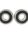 Ten Pack 6092RS Double Rubber Seal Bearings 9x24x7mm ABEC5 Z3V3 High Speed Sealed Miniature Bearings For Motors, Power Tools, Toys And Household Appliances With Low Noise And Smooth Operation, two bearings shown
