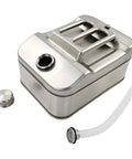 Heavy Duty 304 Stainless Steel Water Storage Canister 10 Liter Liquid Container with spout and cap