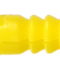 Ribbed Plastic Anchor 4-6-8 X 7/8 Inch, Yellow, For Hard Surfaces Without Studs, Pre-Drilling Required, Screws Not Included