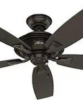 52 Inch Rainsford Premier Bronze Indoor Outdoor Ceiling Fan With Multi Speed Reversible Motor Direct Drive And Pull Chain