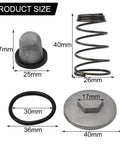 Top Rated Chinese Scooter Parts For GY6 Engine Oil Drain Screw Kit 50 To 150cc With Screen Cleaner Cover And Filter Plug Perfect For Maintenance On Benzhou Znen Visions, 25mm filter
