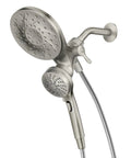 Engage Magnetix 2 In 1 Rain Showerhead With Handheld Spray And Magnetic Docking System In Brushed Nickel, 6 Spray Settings, 2.5 GPM