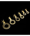 Solid 540 Pcs Non Insulated Copper Ring Lugs Kit M3 To M10 Crimp Terminals Wire Connectors Eyes Heavy Duty Assortment Set For Pro Projects And DIY Wiring Jobs That Need Reliable Connections, M3 to M10