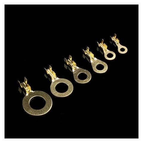 Solid 540 Pcs Non Insulated Copper Ring Lugs Kit M3 To M10 Crimp Terminals Wire Connectors Eyes Heavy Duty Assortment Set For Pro Projects And DIY Wiring Jobs That Need Reliable Connections, M3 to M10