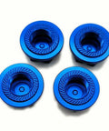 Blue aluminum wheel nuts for Traxxas X-Maxx, 17mm, 4-pack