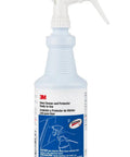 Glass Cleaner And Protector With Scotchgard Shield, Streak Free Finish, Automatic Dispensing For Zero Mess, Green Seal GS37 Certified, Quart Bottle, 12 Case, Keeps Windows And Mirrors Looking Pristine. 3M quart bottle with spray trigger