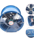Beefy 110V Axial Exhaust Fan With 5400 Cubic Meters Per Hour Air Flow 16 Inch Wheel 1420 RPM Heavy Duty Ventilation Front View