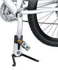 FlashStand Fat Bike Stand With Aluminum Bottom Bracket Support Holds Up To 20kg Zippered Bag Included Heavy Duty Repair Stand For Mountain Bikes Black One Size