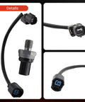 Knock Sensor Harness Kit 30531-P8F-A00 Easy Plug and Play Replacement for Honda Odyssey 1999 to 2010, Acura MDX TL RL CL, Accord 2003 to 2008, and Saturn Vue 2004 to 2008. Black wiring harness and knock sensor