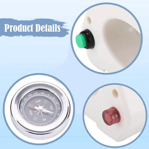 Close-up details of Watch Demagnetizer And Compass Kit For Mechanical Watches 2 In 1 Dope Professional Demagnetizing Tool