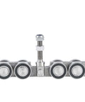 Sliding Gate Trolley Truck Assembly With Four Bearings And Eight Steel Wheels For Heavy Doors High Duty Load Bearing Smooth Quiet Operation