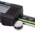 Close-up view of Plastic Digital Caliper With Large LCD Screen 6 Inch Digital Vernier Caliper For Inches And Millimeters Conversion