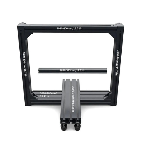 Build A Dope 3D Printer Setup With This Rugged Black Aluminum Extrusion Frame Kit Featuring T Slot Profile Pre Cut Tubes For Rock Solid Corexy Assembly And Smooth Maker Projects
