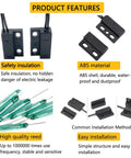 Product features of Wired Door Window Contact Sensor Two Pack Micro Normally Open Reed Switch for Alarm Systems