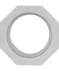 Two And One Half Inch To Two Inch PVC Schedule Forty Reducer Bushing SPGXS For Pressure Systems White Potable Water Fittings Easy Install For Irrigation Sprinklers Pools Outdoor Areas And Cold Water Supply, white PVC bushing