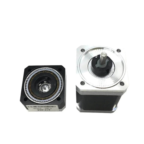 Compact Strain Wave Gearbox Speed Reducer For NEMA 17 Stepper Motors, low-backlash gear drive shown in 60mm housing design