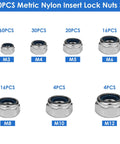 Kickstart Your Next Build With This Top Shelf 150 Piece Lock Nuts Assortment Kit featuring assorted metric nylon insert lock nuts.