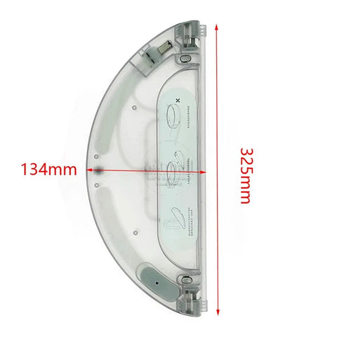 Replacement Water Tank For Xiaomi Mijia 1C Robot Vacuum MOP Cleaner with dimensions shown