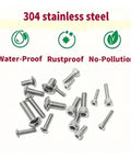 Epic 1080 Pcs M3 M4 M5 M6 304 Stainless Steel Button Head And Socket Head Screws with rustproof features