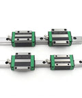 High Precision Stainless Steel Linear Guide Rail Set For CNC Machines And 3D Printers HGH20CA HGW20CC Compatible Top Notch Smooth Glide For Rail Motion System And Automated Equipment Durable Slider Guide Rails, two rails with four blocks