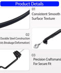 Detailed view of Dual Cable Replacement Kit For Toro TimeMaster Mowers Traction And Brake Cable Set For Smooth Drive And Reliable Braking