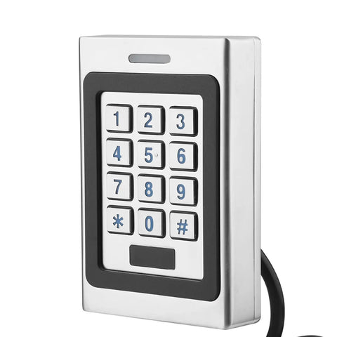 Three Mode Access Control System With Card Or PIN Or Both For External And Internal Security Rugged Metal Housing Keypad