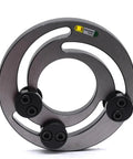 Hella Durable Adjustable Soft Jaw Boring Ring For Lathe Chuck Machine with heavy-duty grip pads for precise milling cuts.