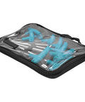Heavy Duty Hex Wrench Kit With Double Tips T Handle For Precise Screw Tightening Made From Premium 45 Steel Tool Set That Holds Up Tough Jobs in zip case