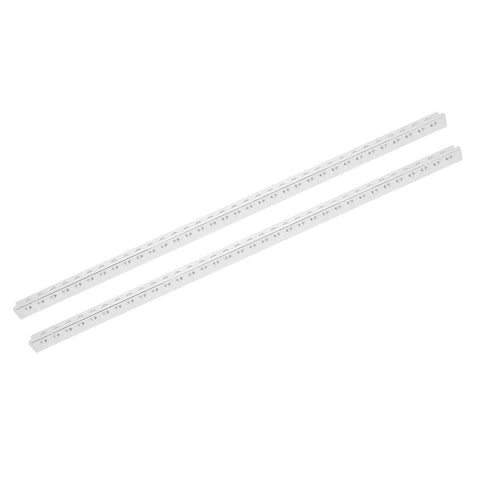 L Shaped Extrusion Beam For Robot Frame With 34 Holes 12x12mm CNC Machined 6061 Aluminum Alloy Lightweight Structural Component For DIY CNC Machines And 3D Printers, angled pair