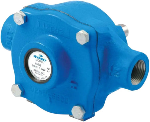 Six-Roller Cast Iron Agricultural Sprayer Pump Delivers 21.8 GPM At 300 PSI, 1200 RPM, 3/4 Inch NPT Ports, Viton Seal, And Solid Shaft