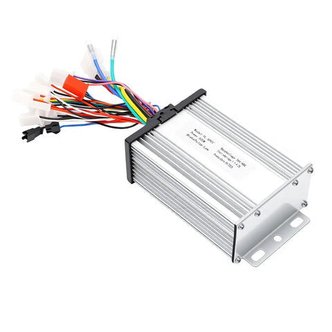 Beefed-Up 500W Brushless Motor Controller With Aluminum Alloy Enclosure, Overcurrent Protection, Built For Electric Bikes And Tricycles.