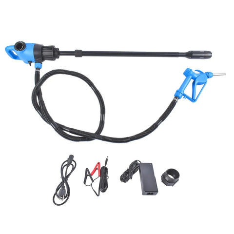 55 Gallon Electric Drum Barrel Pump For Diesel And Kerosene Transfer With 120V AC And 12V DC Options Wide Compatibility For Mild Detergents Antifreeze And Ag Chemicals Effortless Fluid Handling