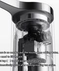 Detailed view of the Sleek 850Ml Electric Brewing Kettle With Quick Boil Tech And Smart Auto Pour for easy water addition.