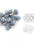 10 Pack 5 Pin Rotary Encoder With Switch 360 Degree Spin EC11 Digital Potentiometer Module With Washers And Nuts 5V DC Coding Switch