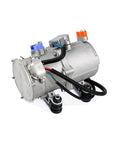 Direct Wire Electric AC Compressor Beats Sweltering Road Heat All Day Long With Simple Plug And Play Climate Control For Trucks Campers And Heavy Duty Rigs, aluminum casing, compact design.